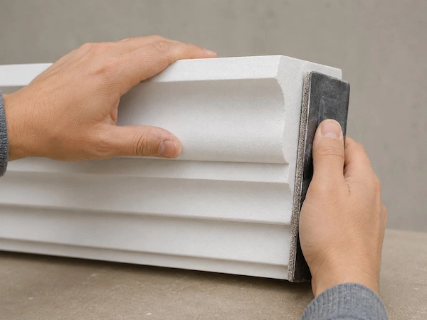 Cornice preparation: