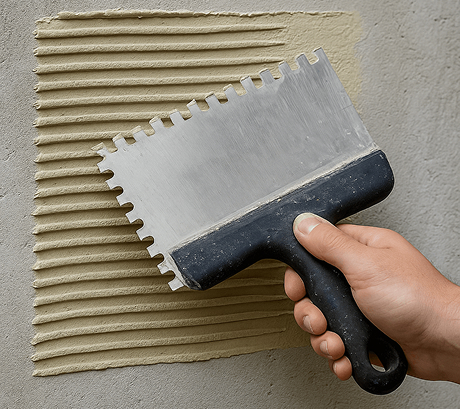Applying adhesive