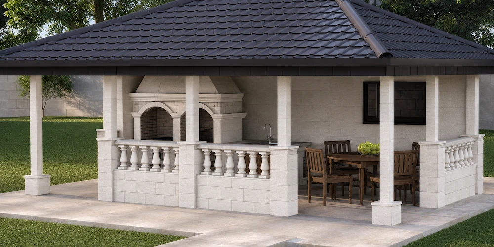 Pavilions, gazebos and terraces