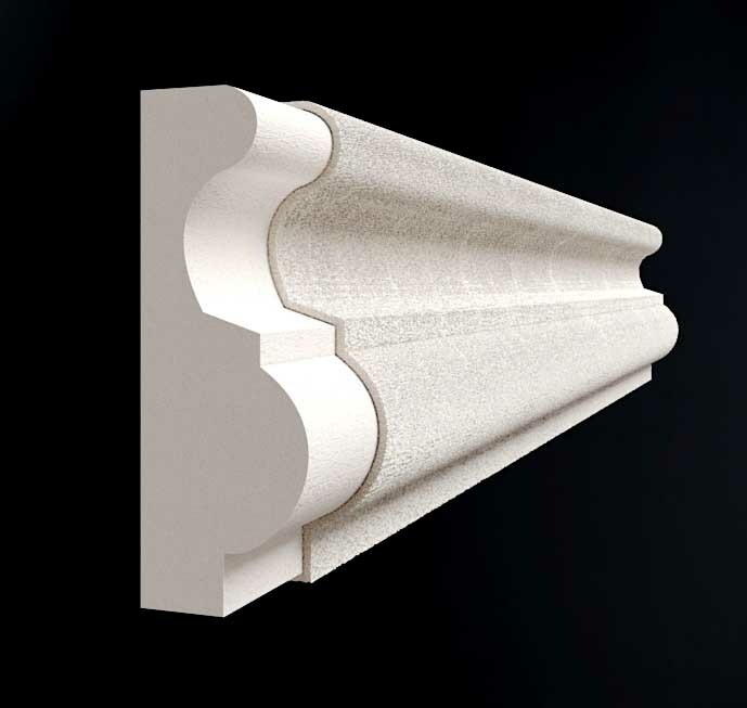 Facade cornice profile