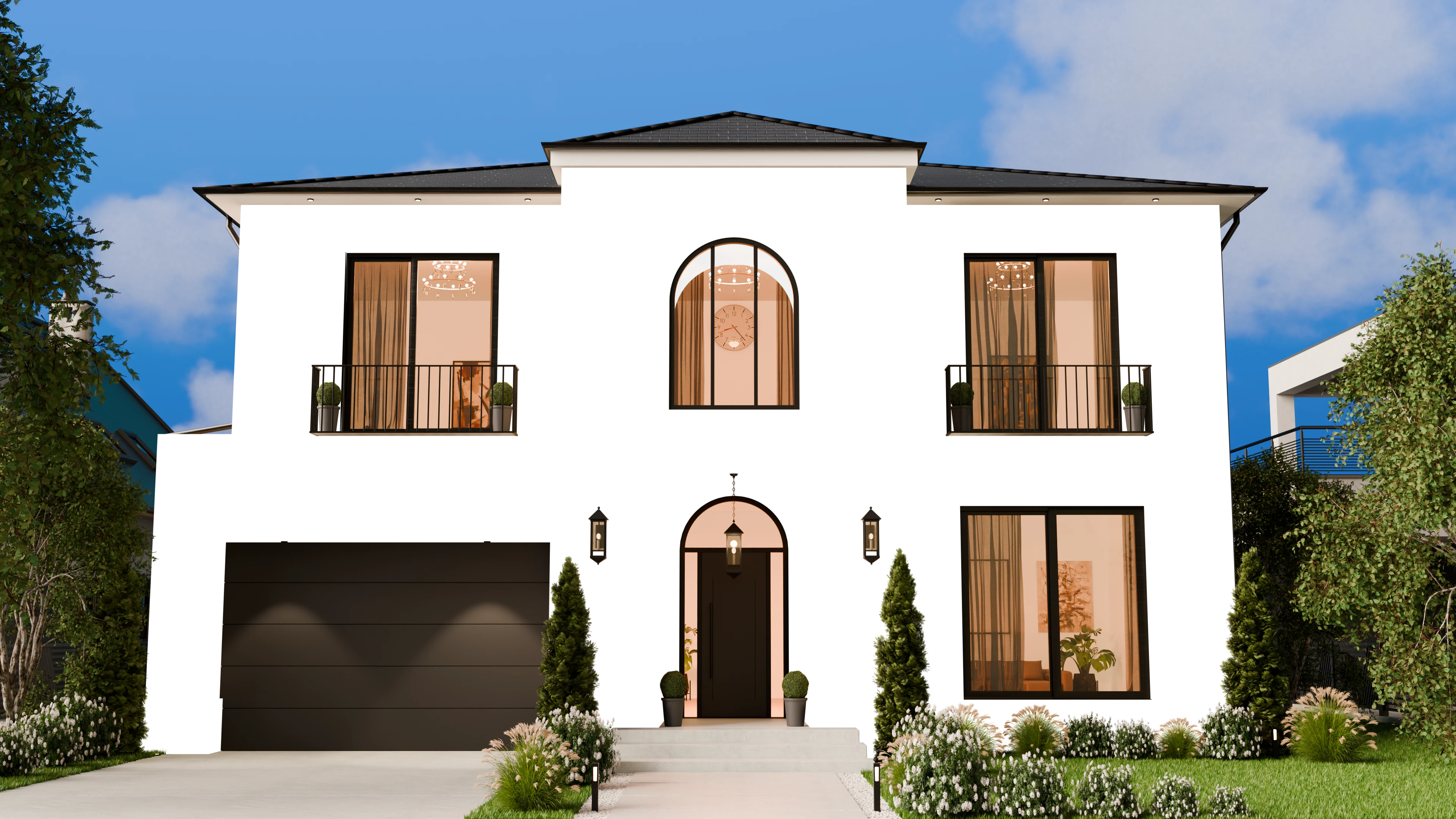 House with KORDEKO flexible stone
