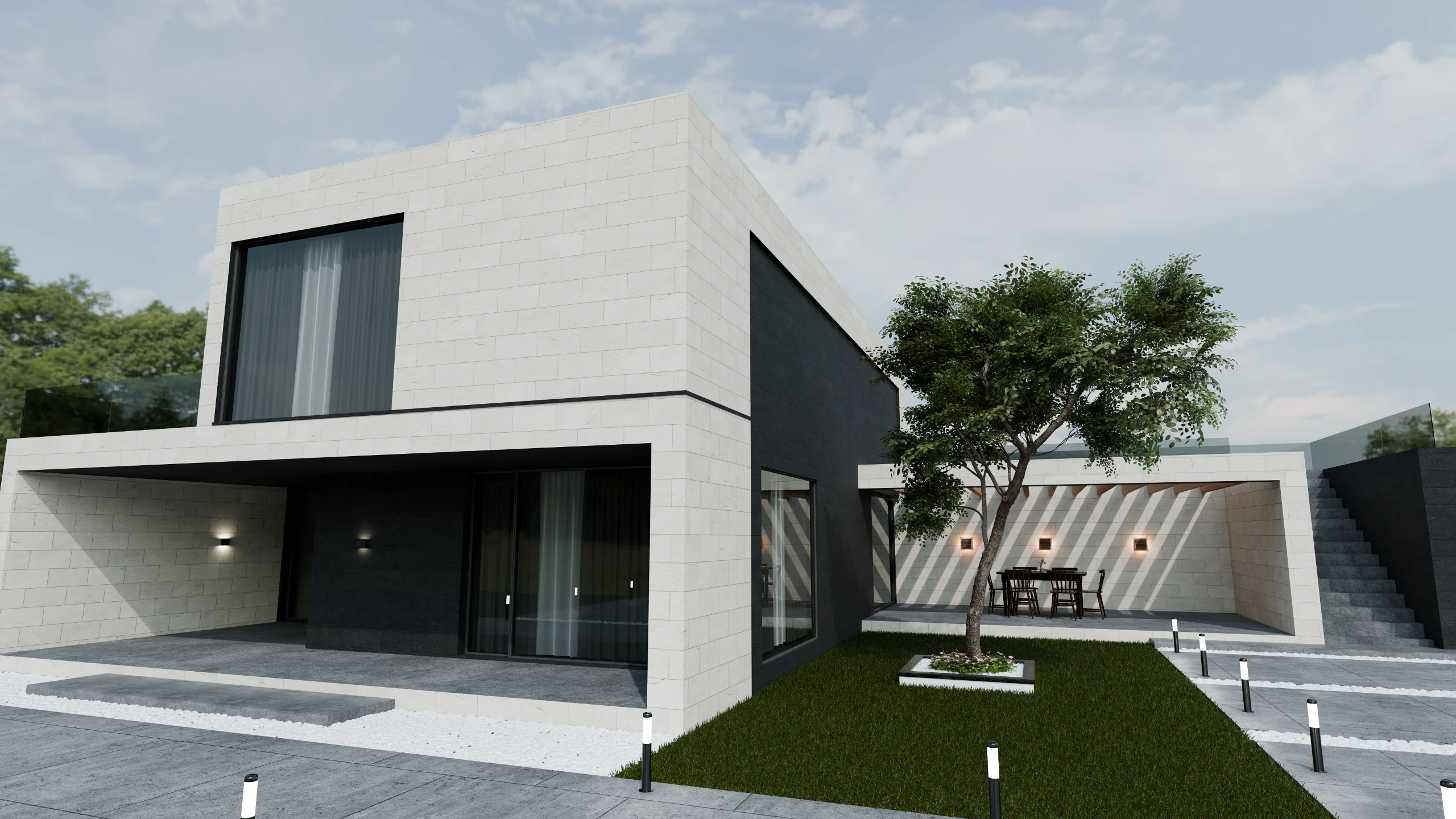 S02 SB — installed on a house facade