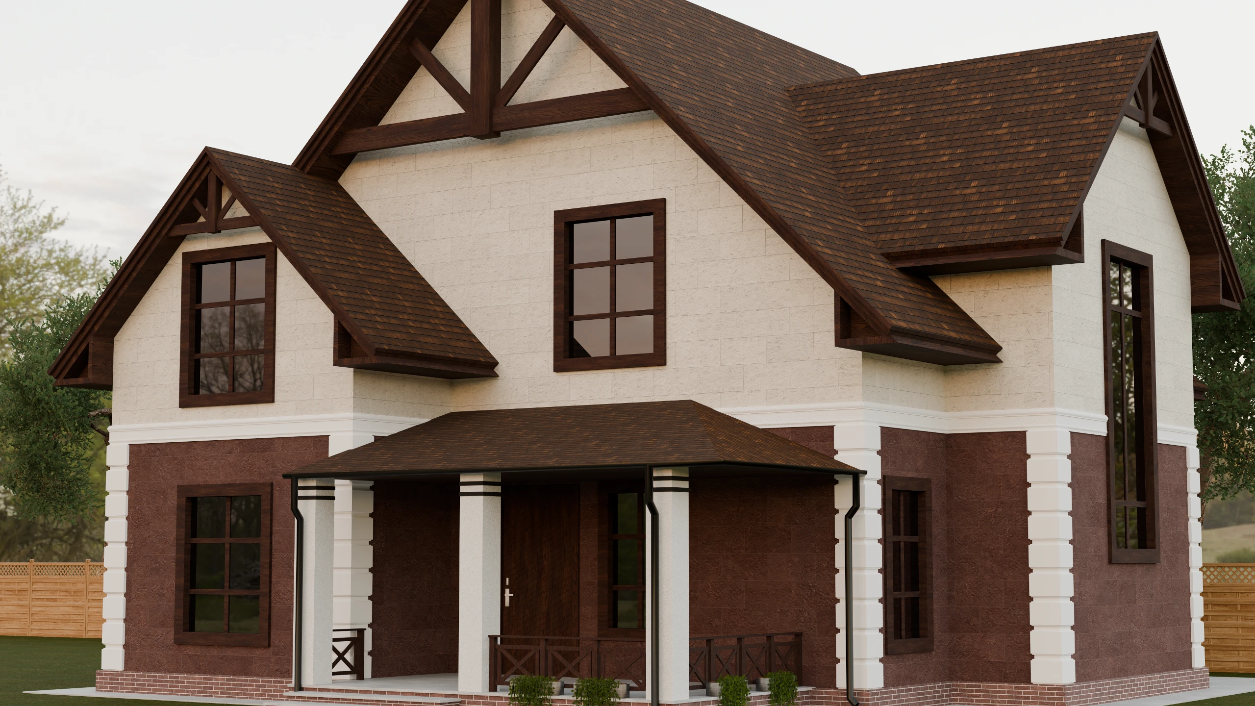R02 TR — installed on a house facade