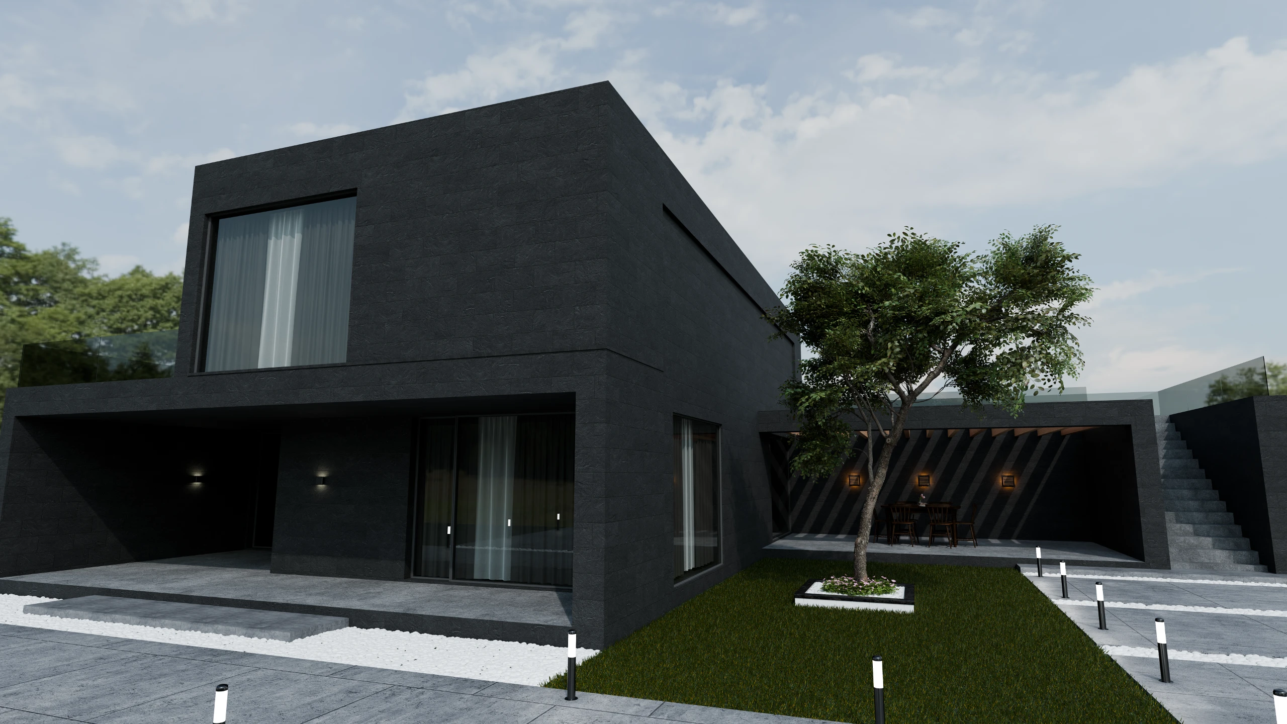 S09 SA — installed on a house facade