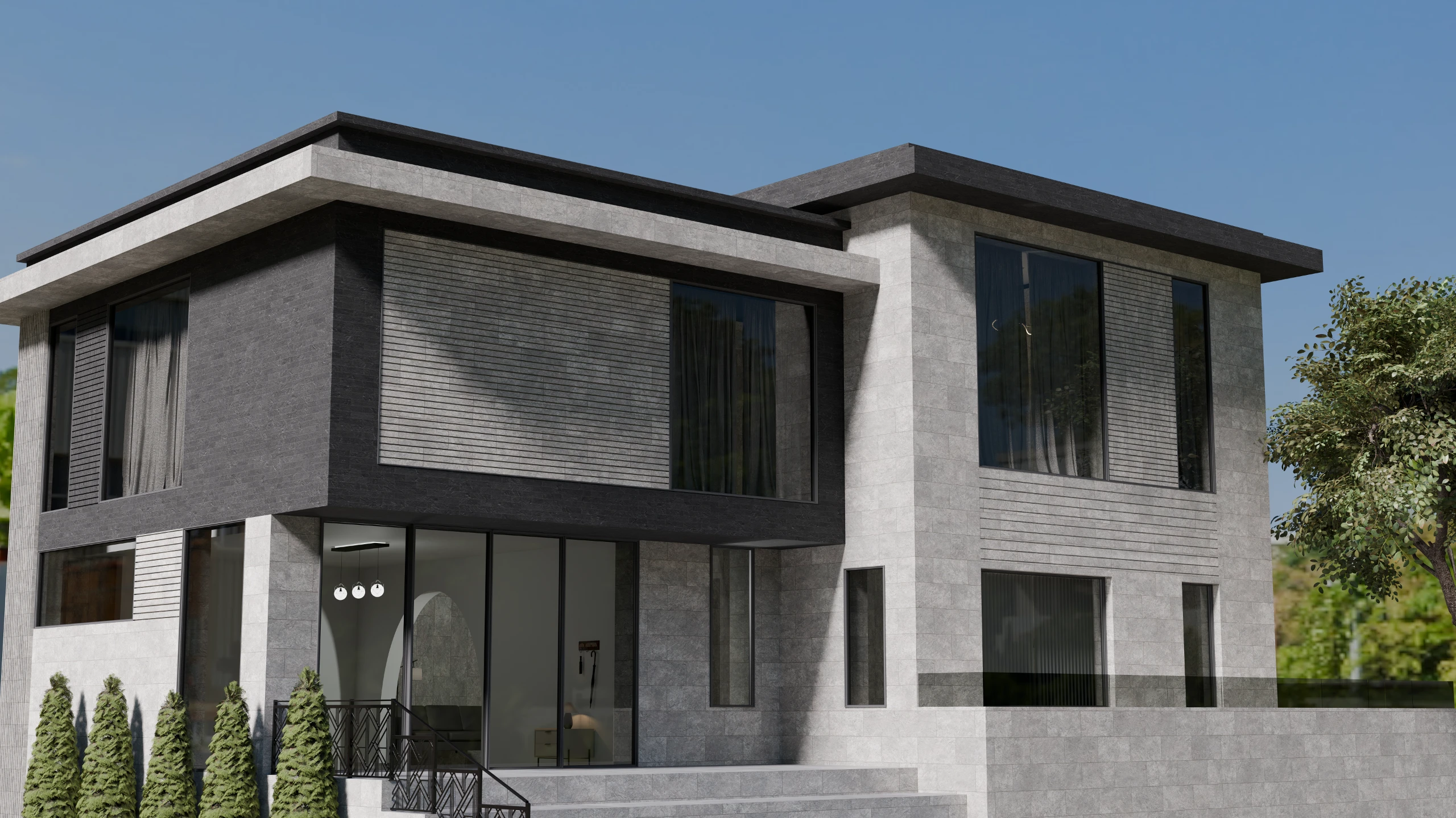 TR01 — installed on a house facade