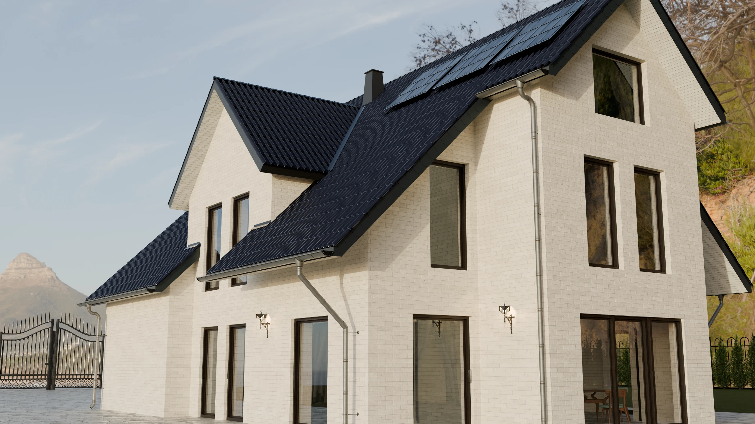 BR02 TR — installed on a house facade