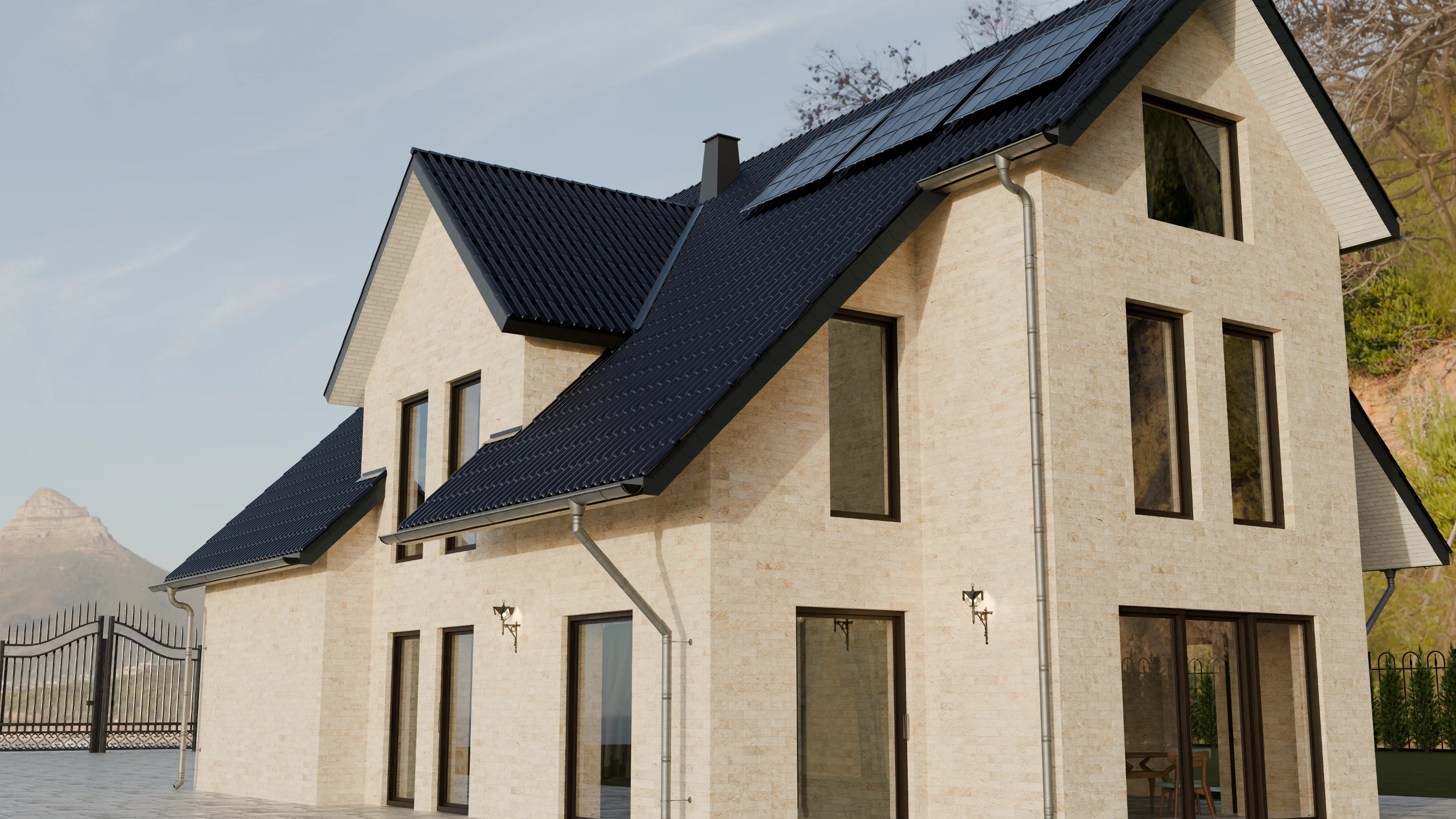BR03 EA — installed on a house facade