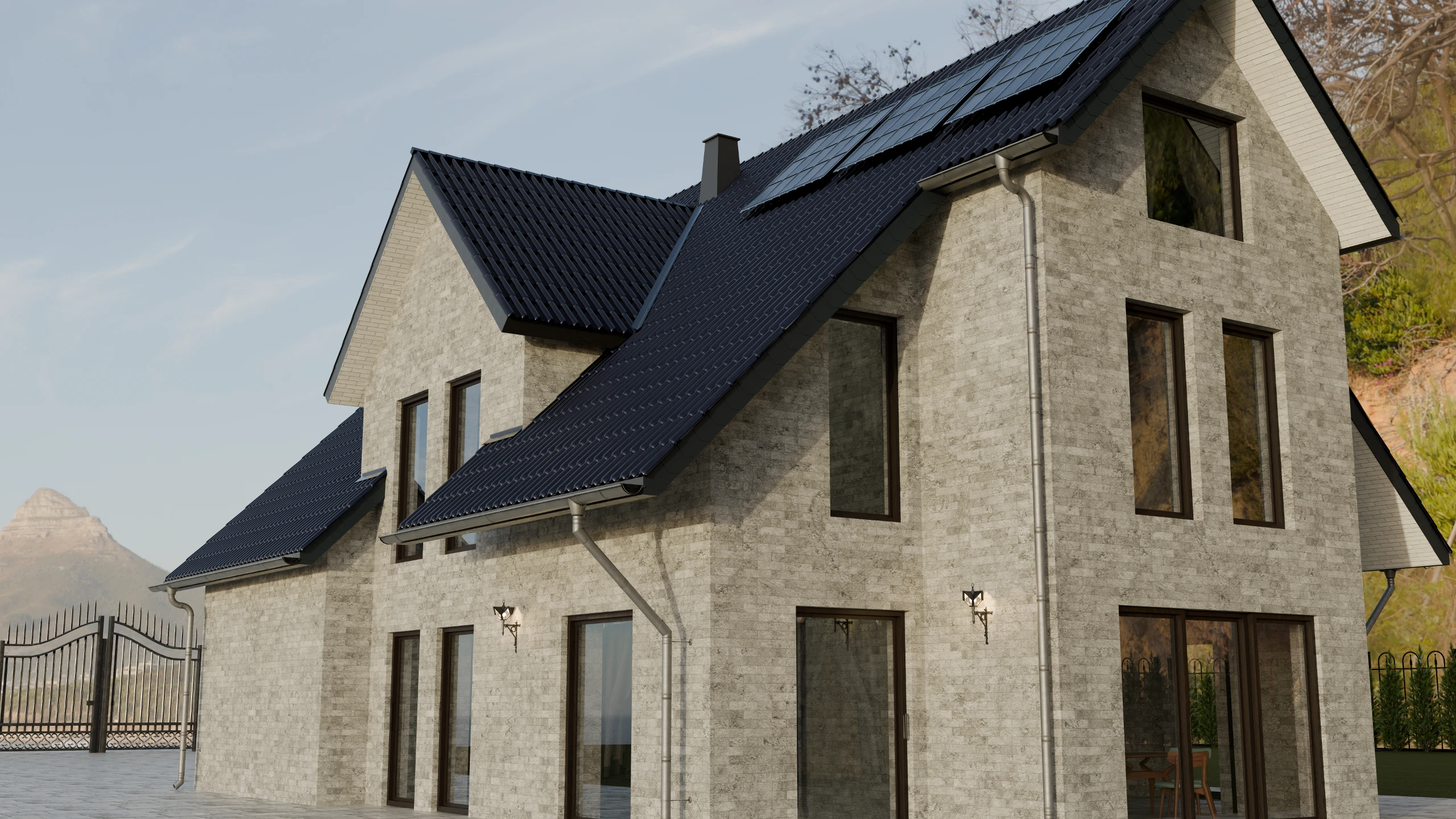 BR05 GCR — installed on a house facade