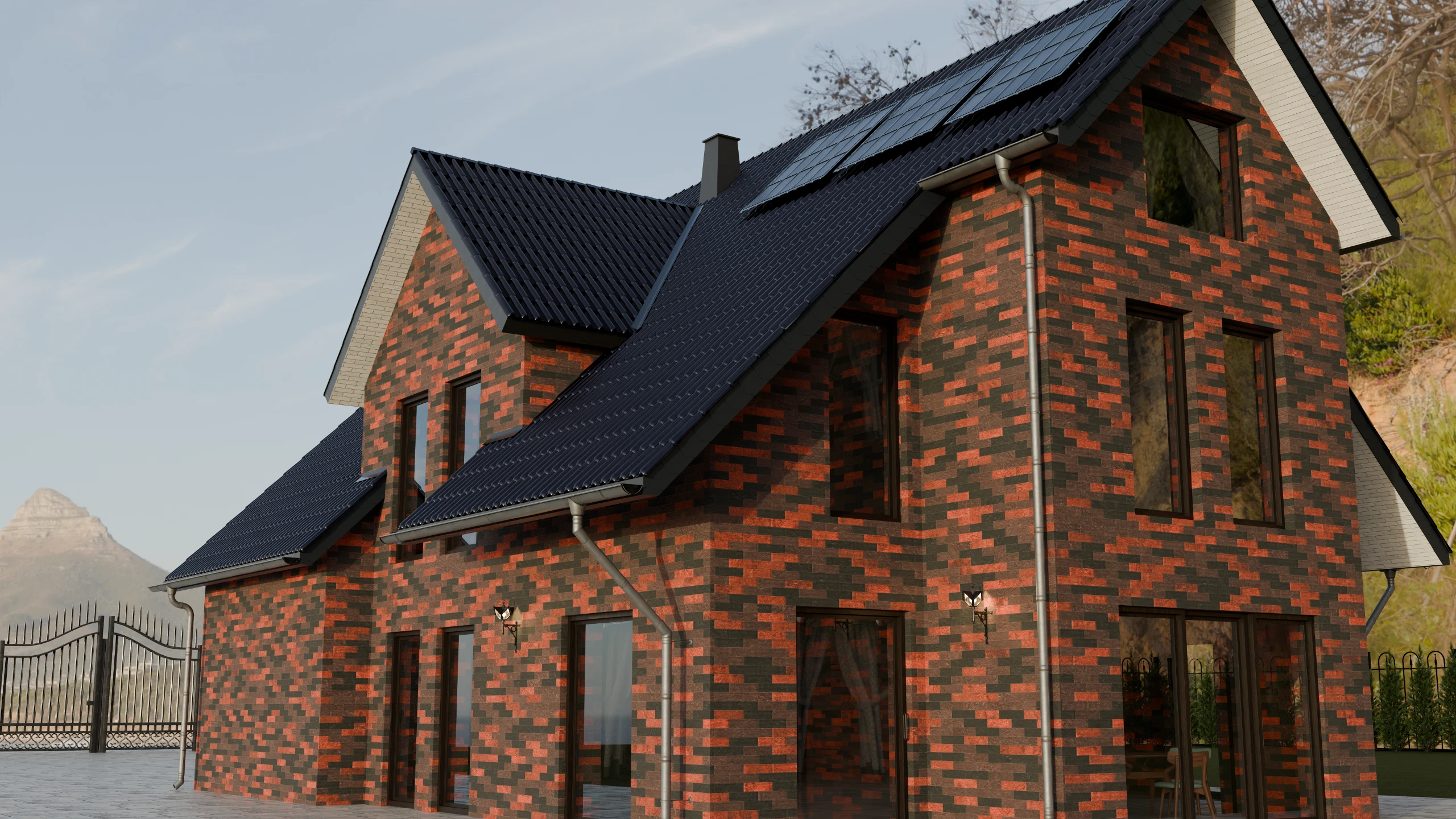 BR070910 — installed on a house facade