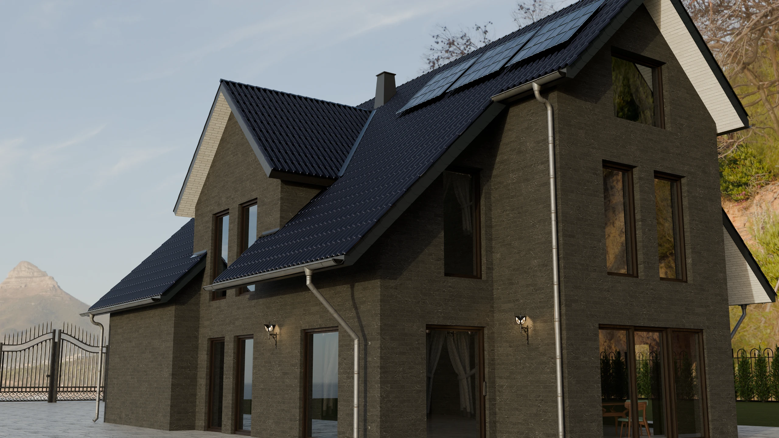 BR09 VA — installed on a house facade
