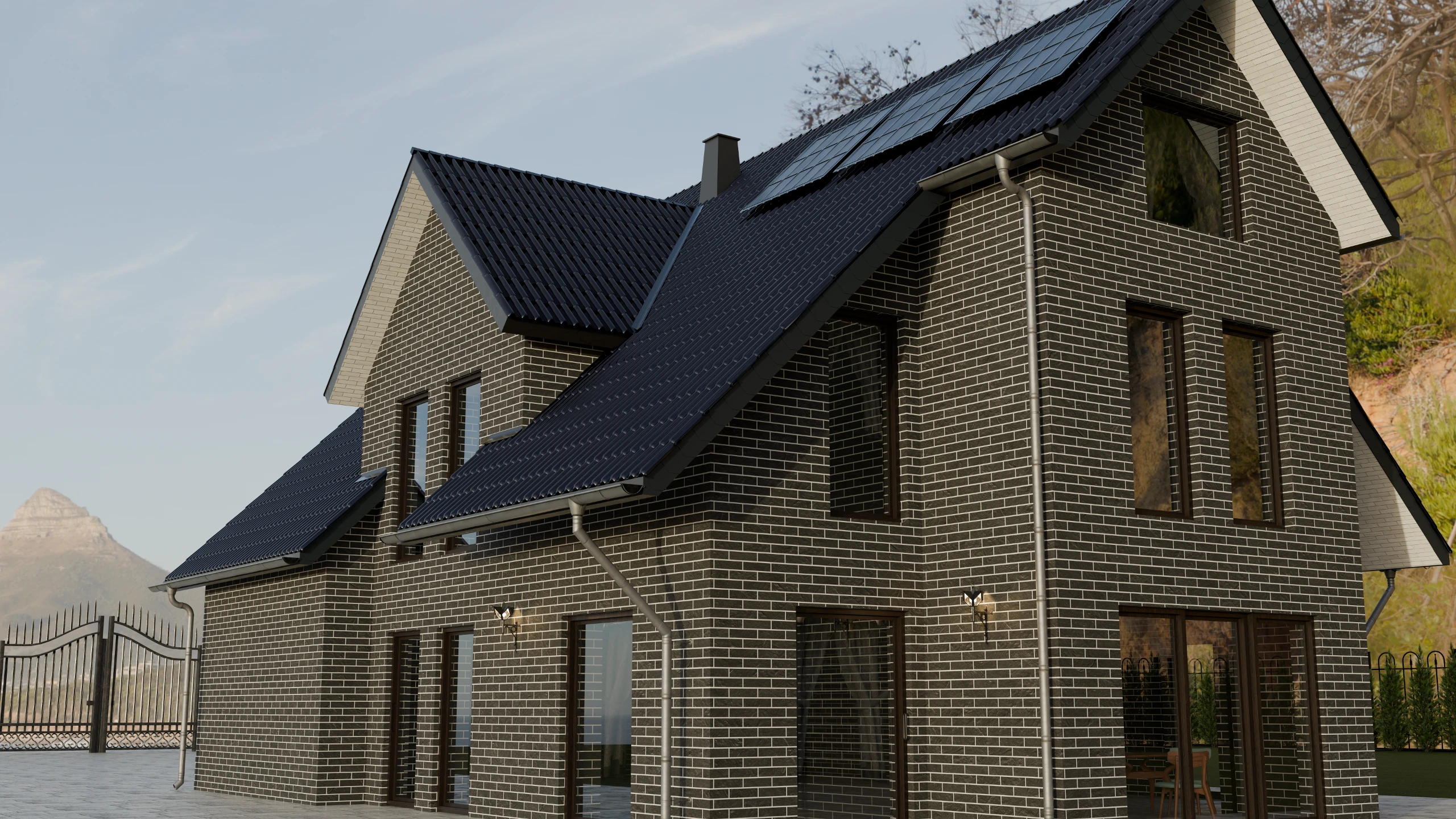 BR09 VAL — installed on a house facade