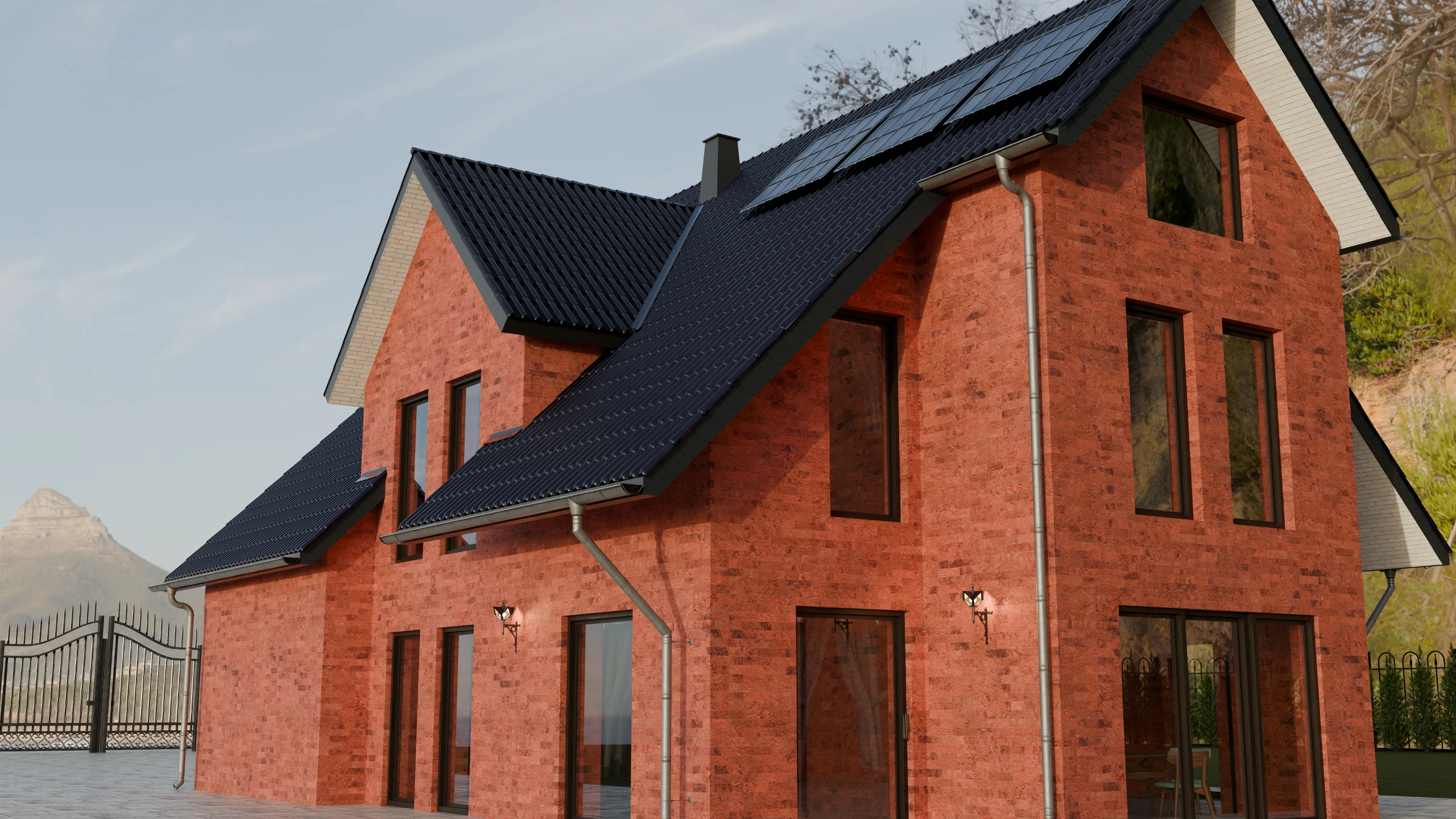 BR10 LRC — installed on a house facade