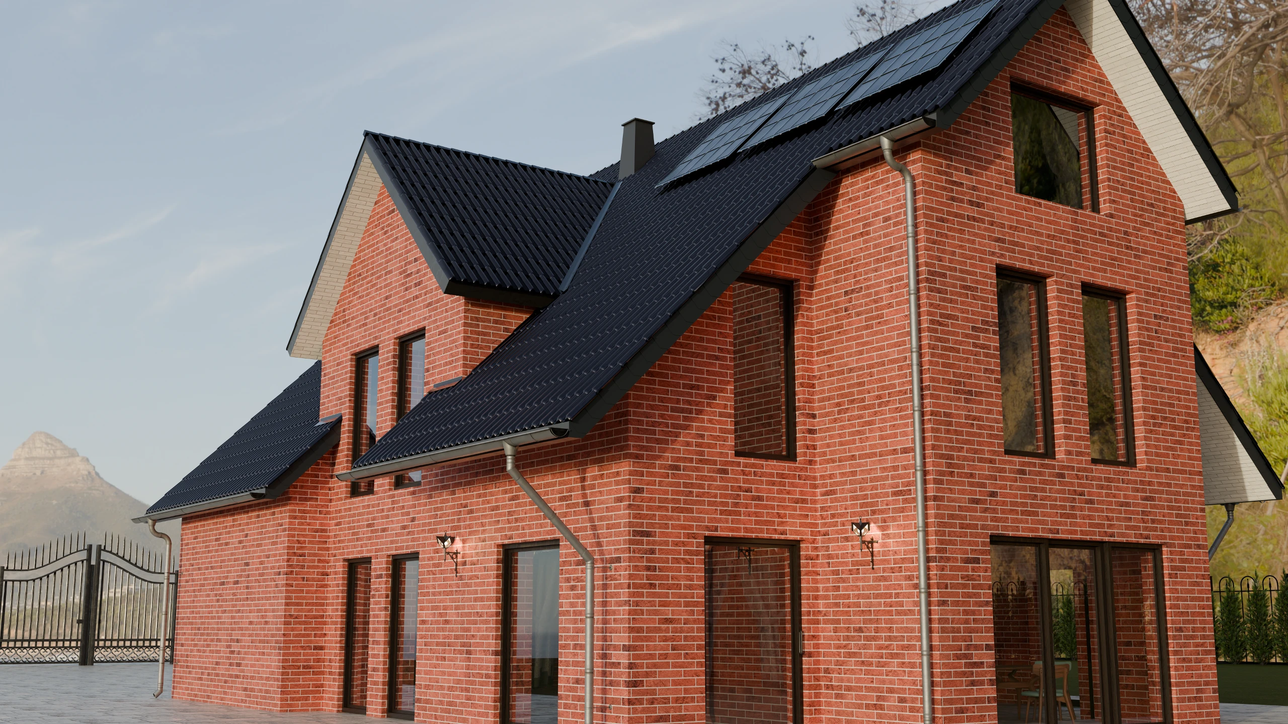 BR10 LRCL — installed on a house facade