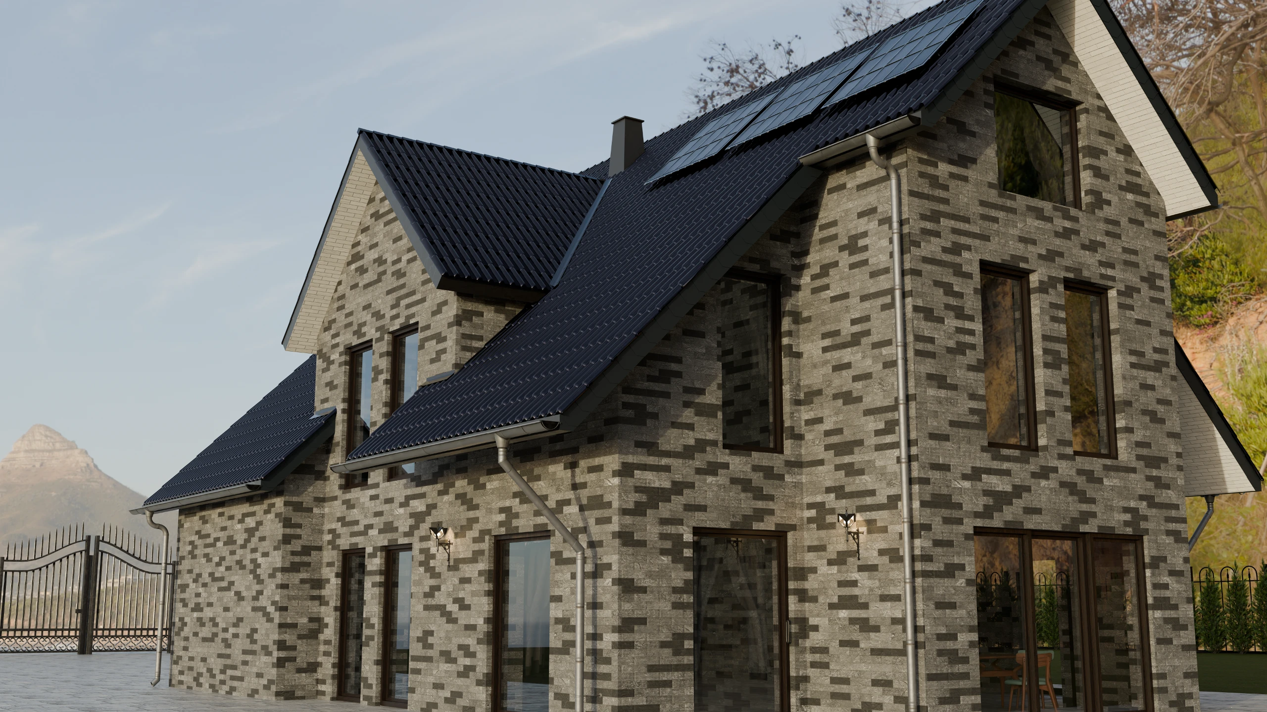 BRMIX040509 — installed on a house facade
