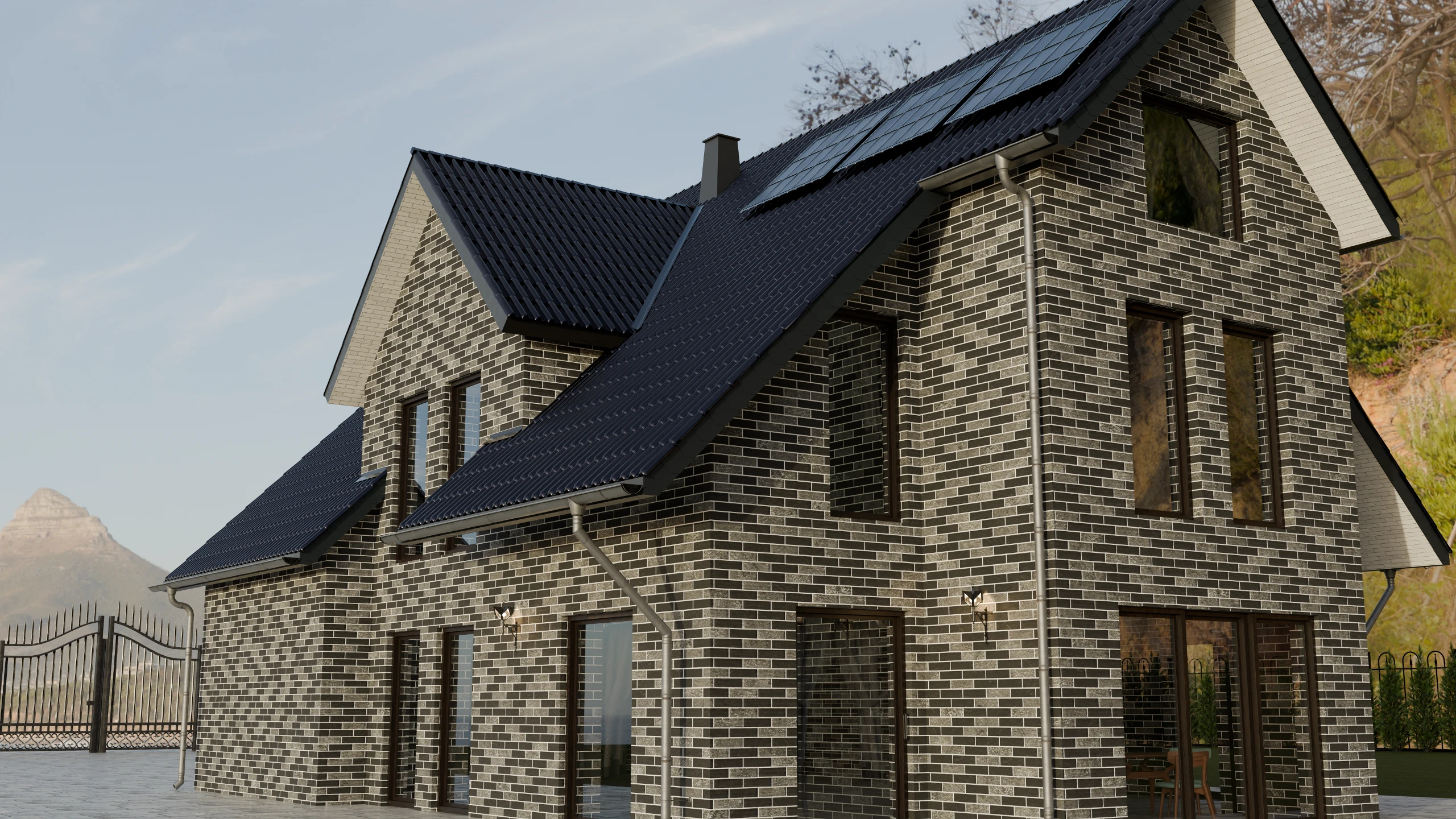 BRMIX0509L — installed on a house facade