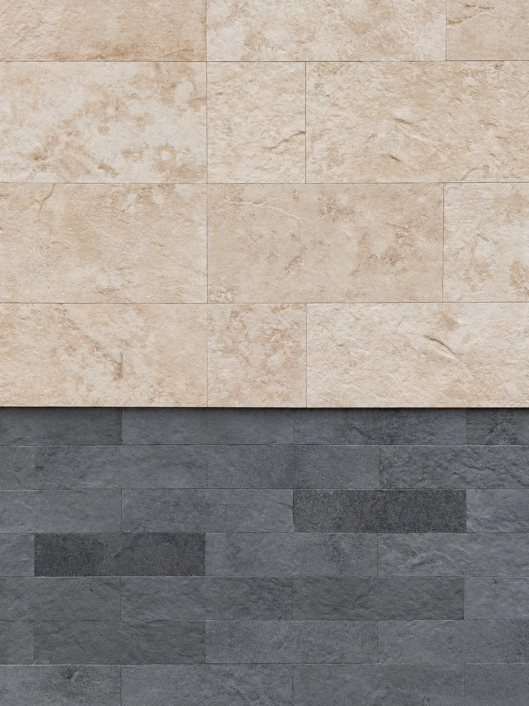 Flexible stone — private house with a light facade — 16