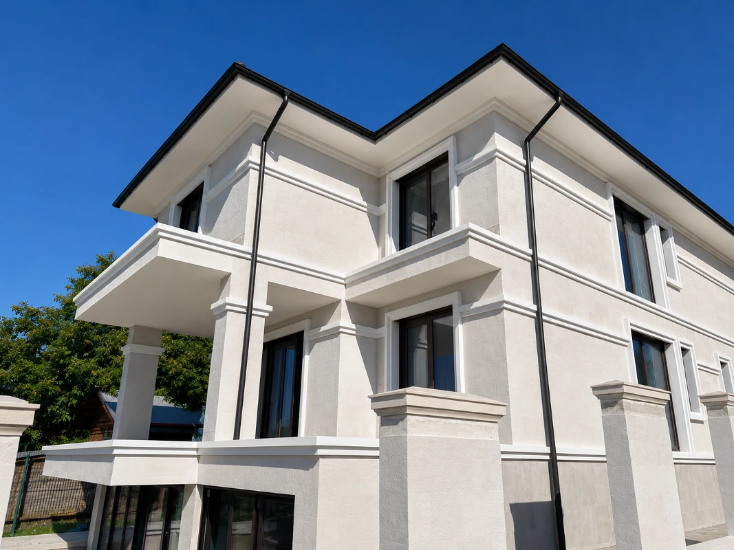 Flexible stone — house in Romania